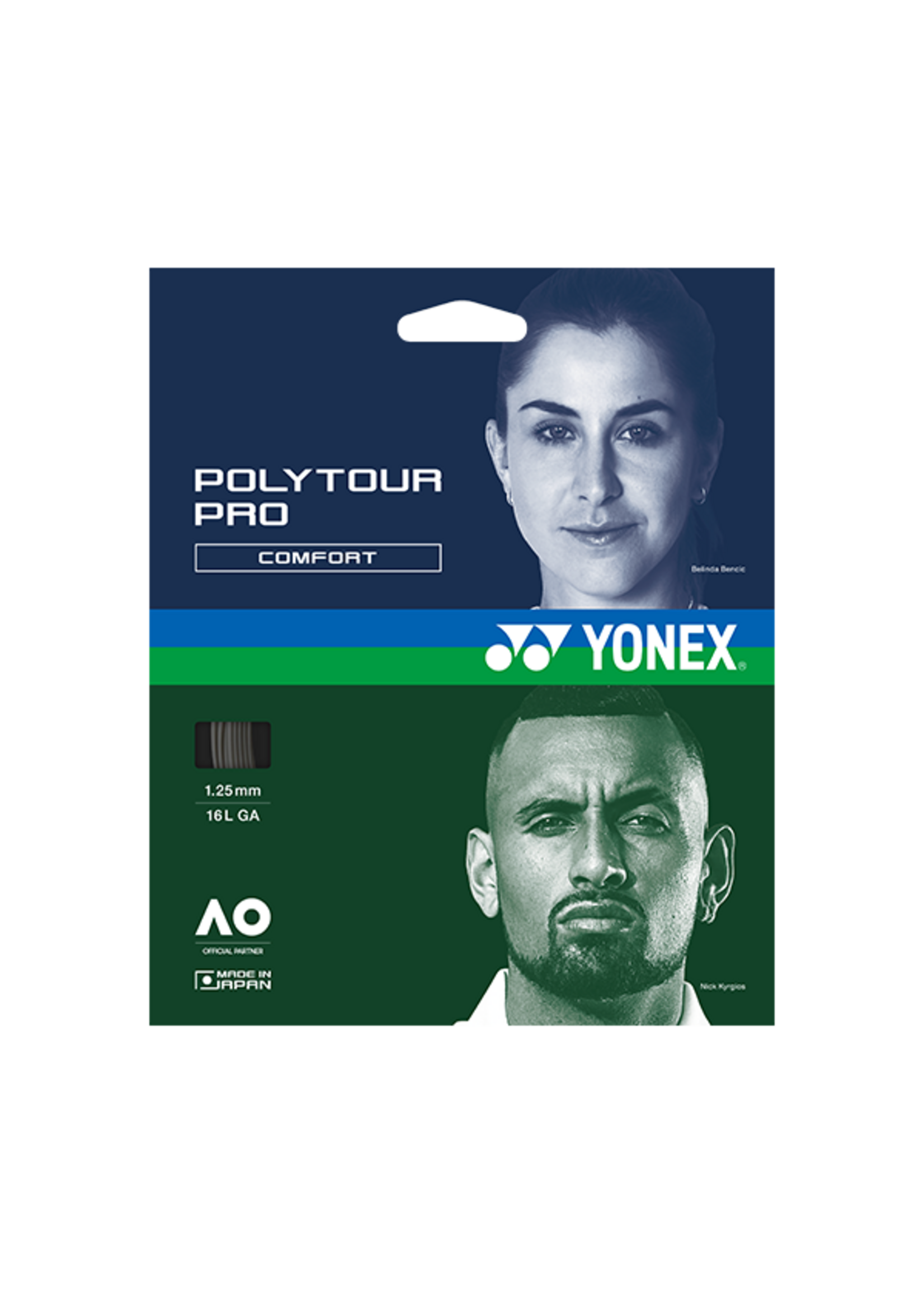 Yonex Yonex Polytour Pro Cuerda de Tenis Grafito 125/16L