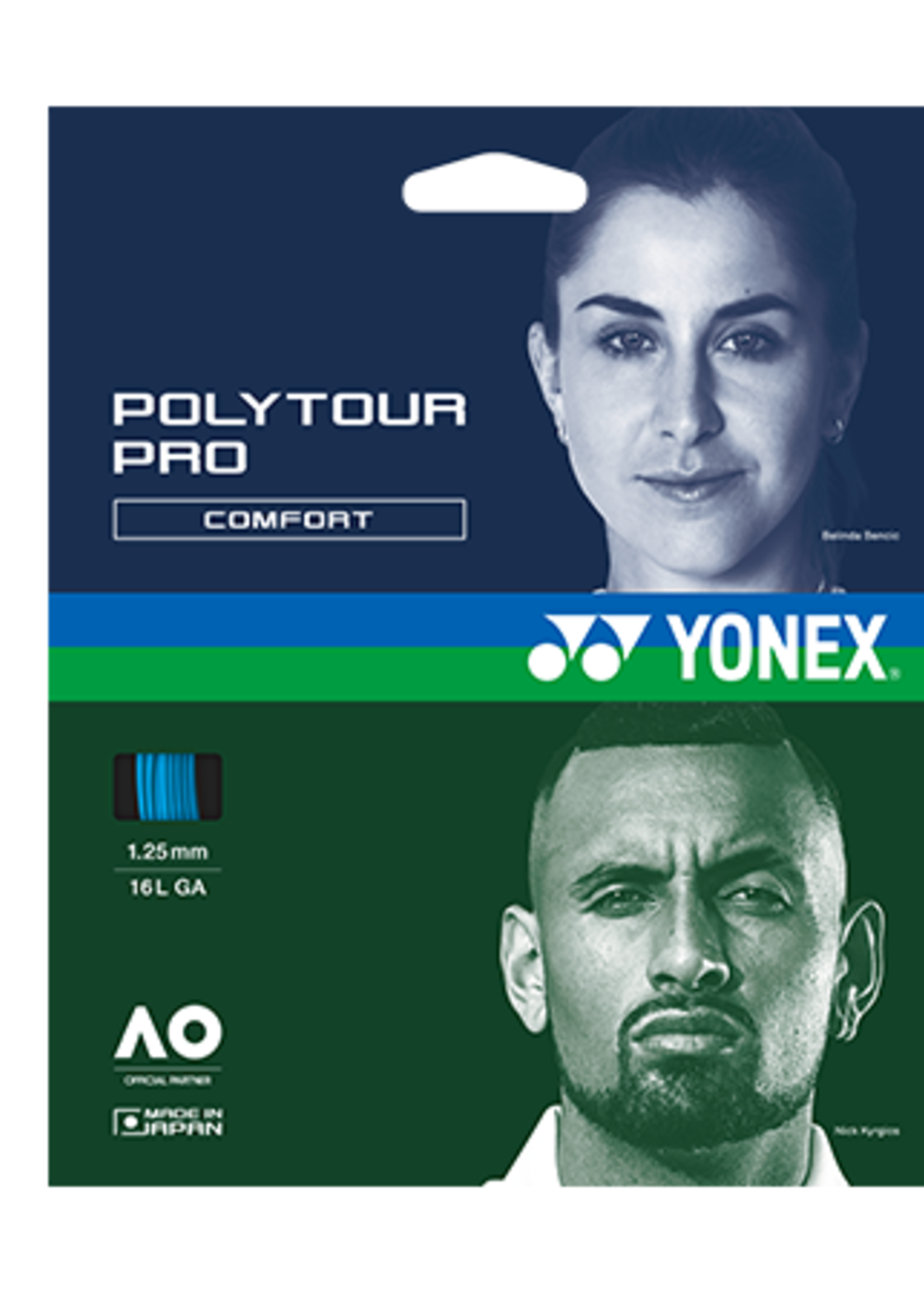 Yonex Yonex Polytour Pro Tennis String Blue 125/16L