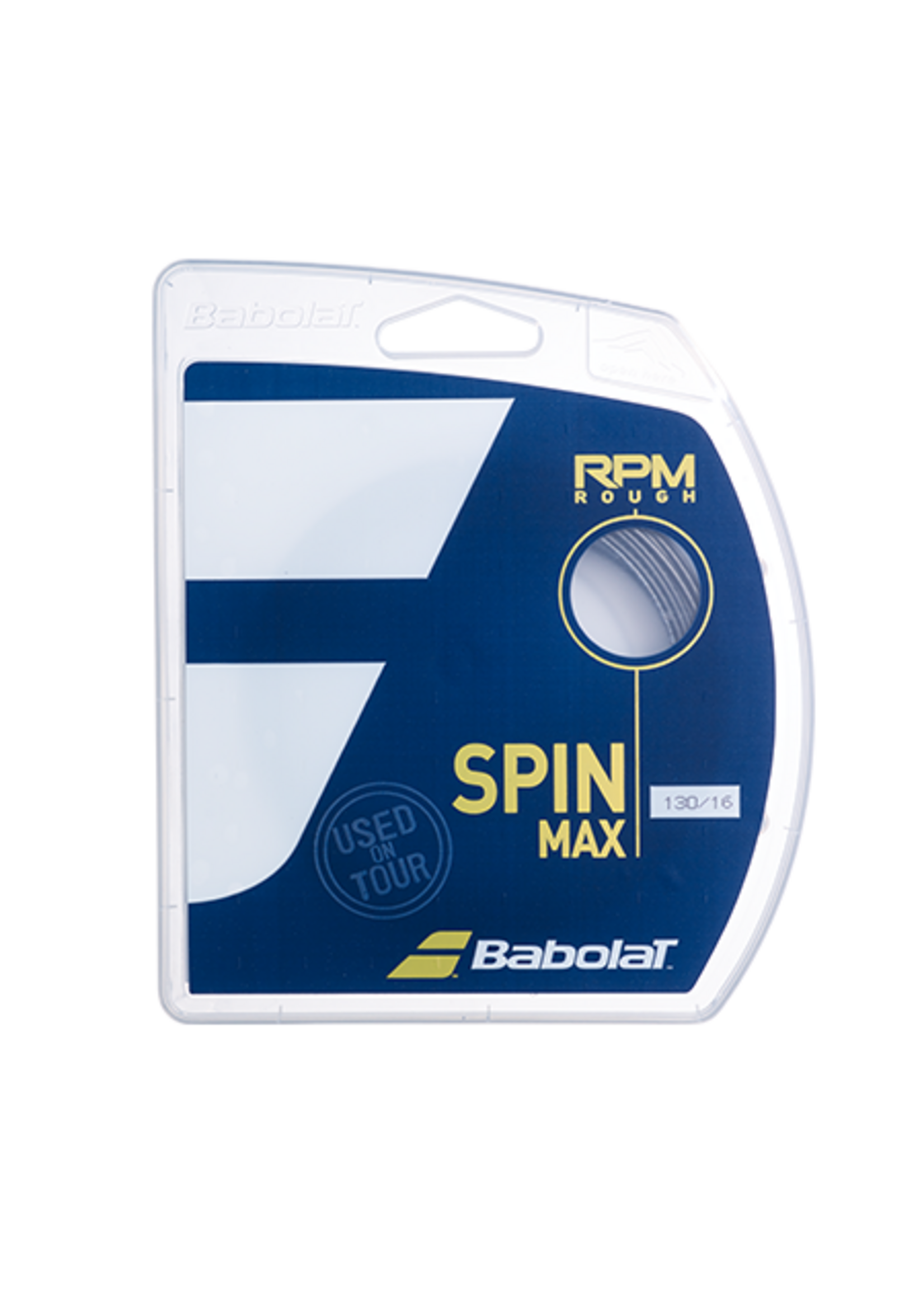 Babolat Babolat RPM Rough Spin Max Cuerda de Tenis Gris Oscuro 130/16