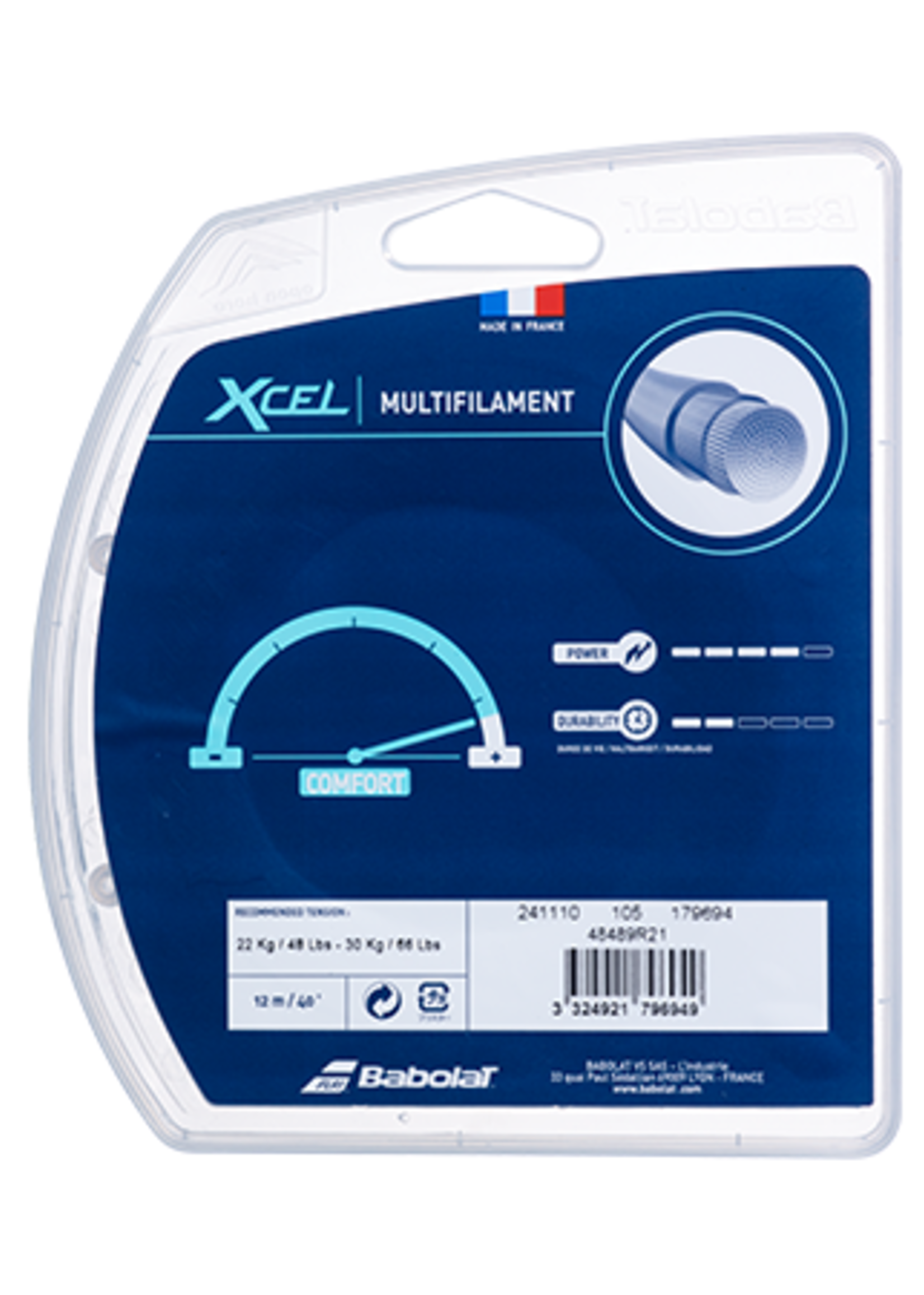 Babolat Babolat XCel Tennis String 125/17 Blue