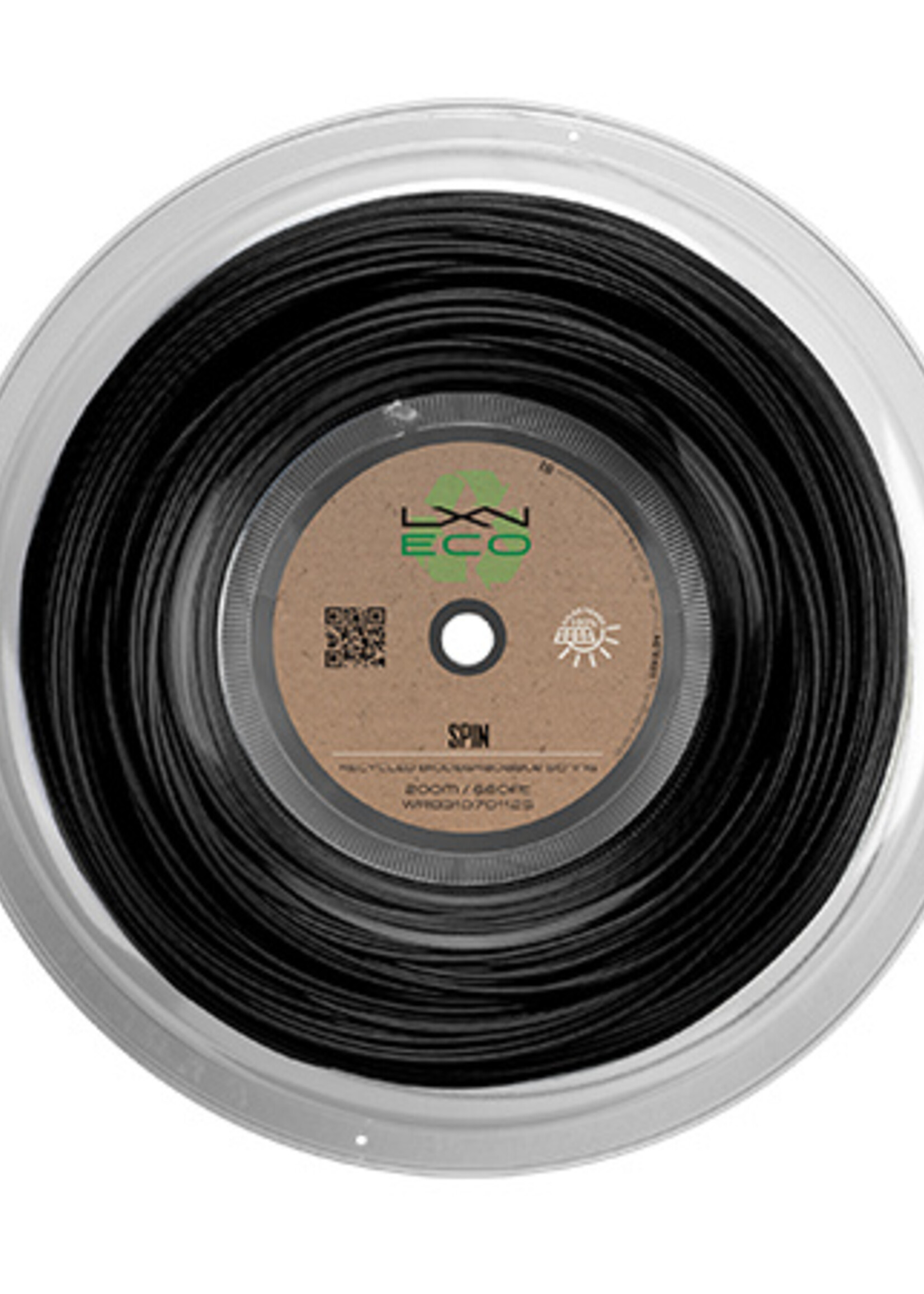 Luxilon Luxilon Eco Spin Tennis String Reel  Black 125/17