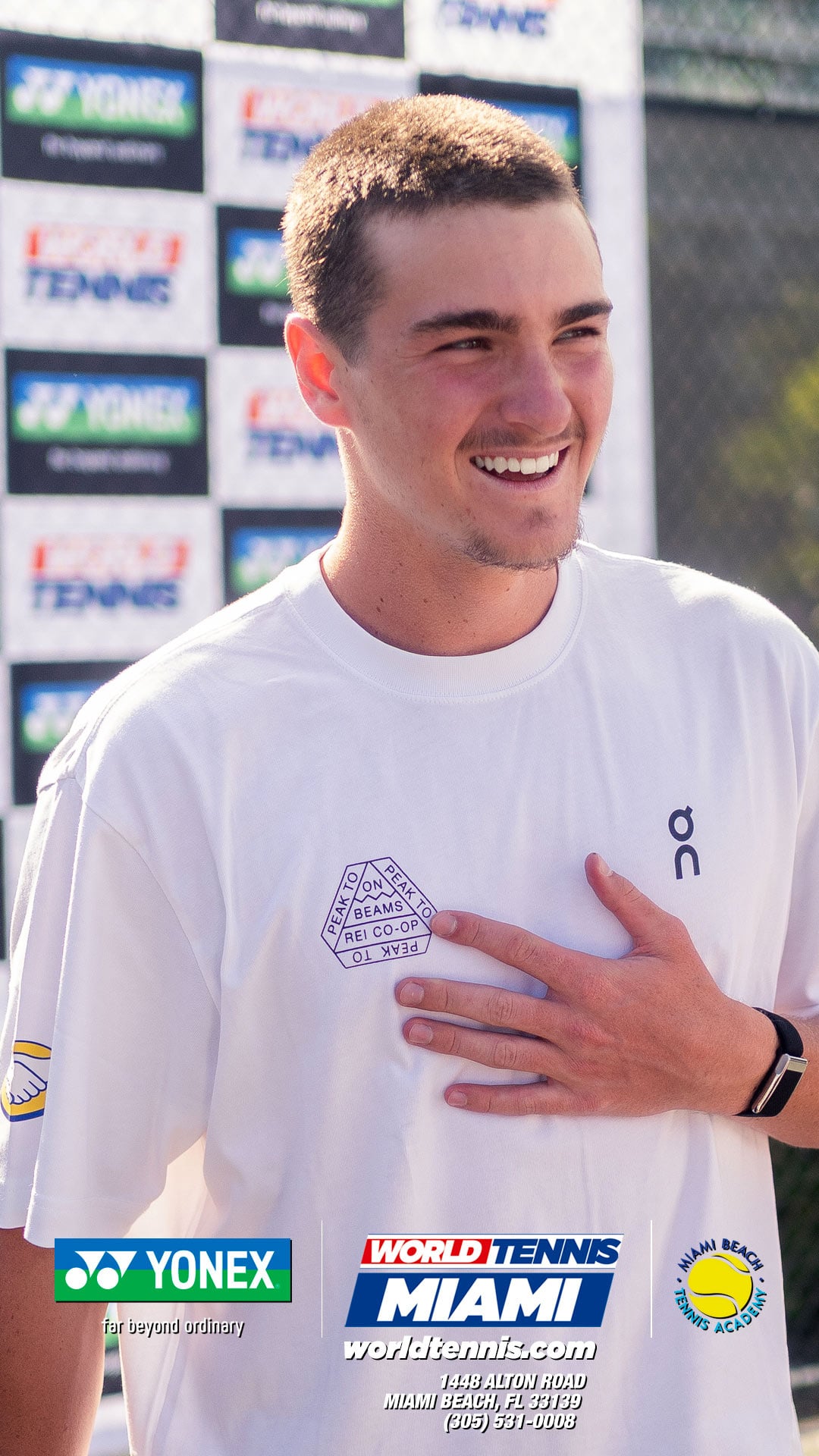 Yonex Demo Day with Joao Fonseca