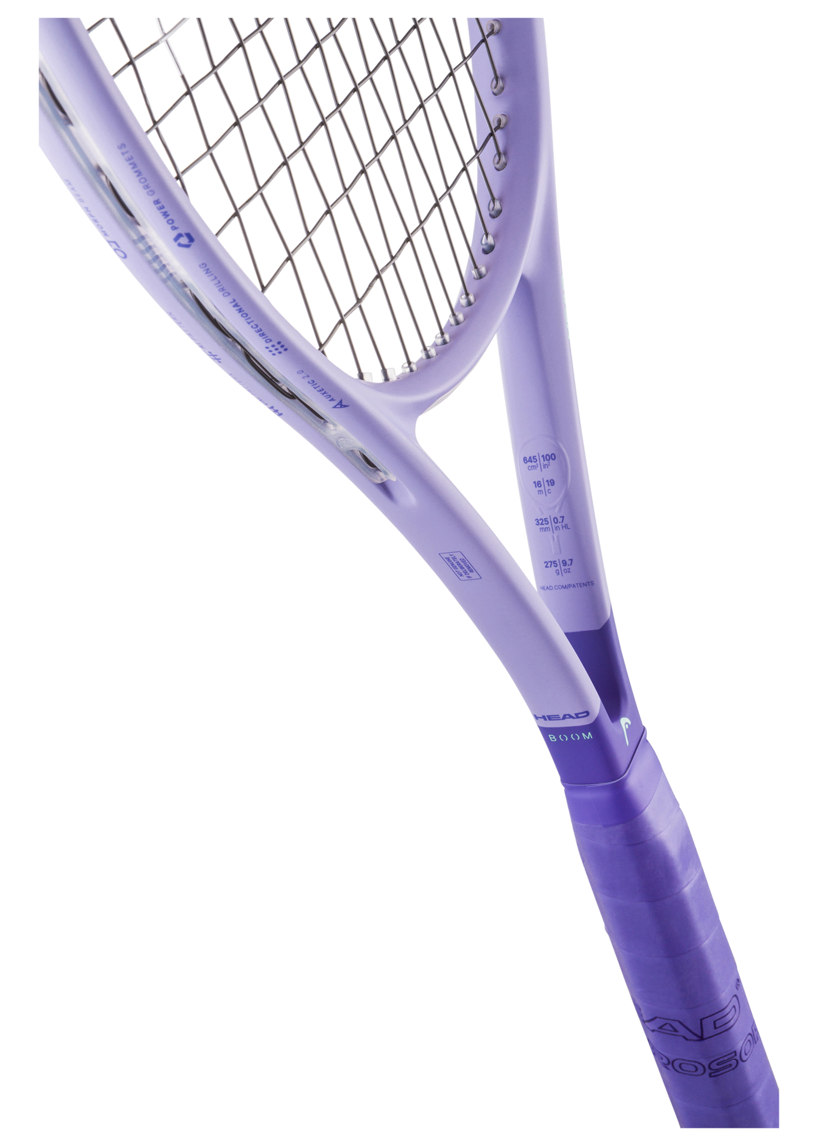 Head Head Boom MP L Purple 2026 Purple Unstrung Tennis Racquet