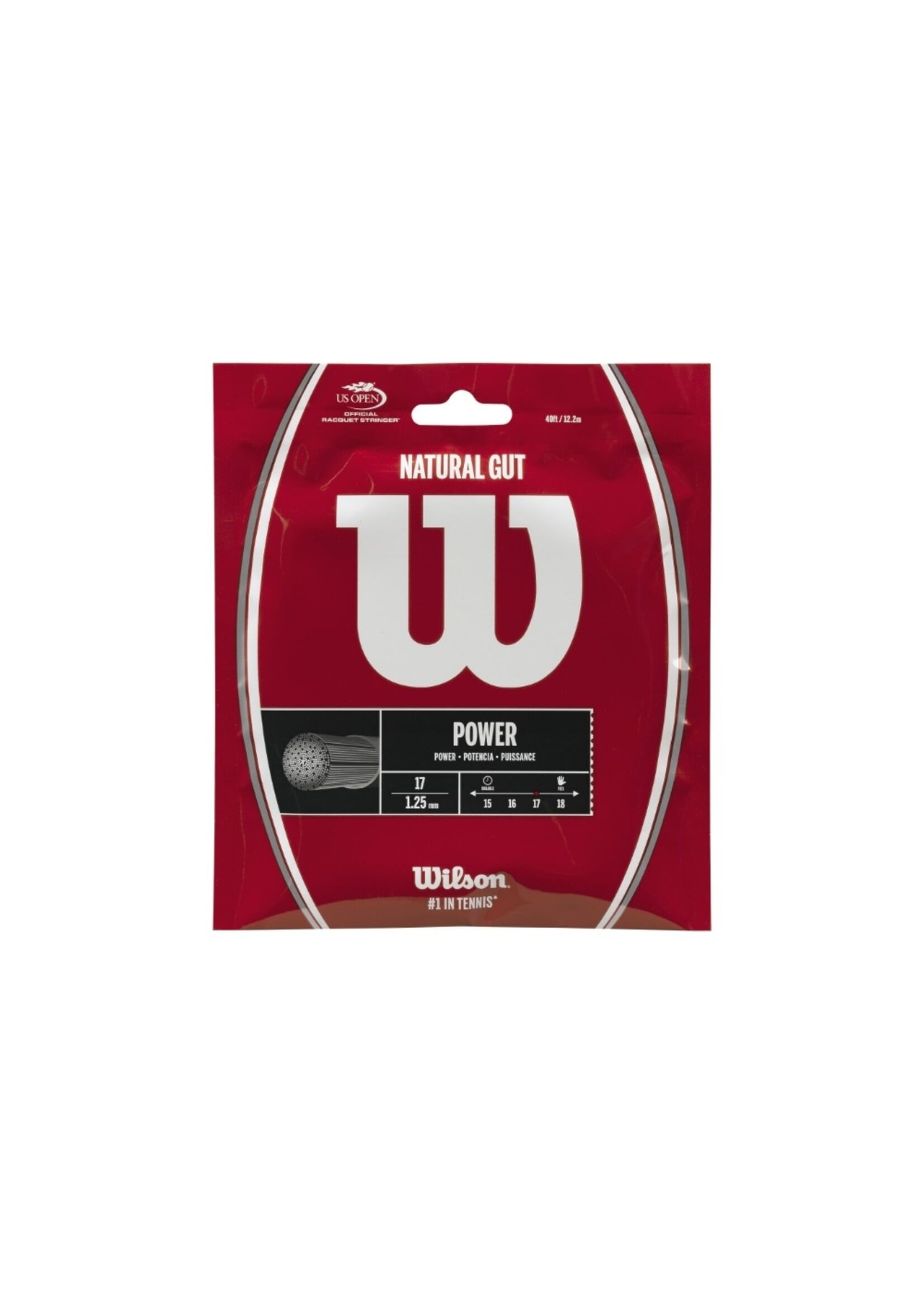 Wilson Wilson Natural Gut Cuerda de Tenis 125/17