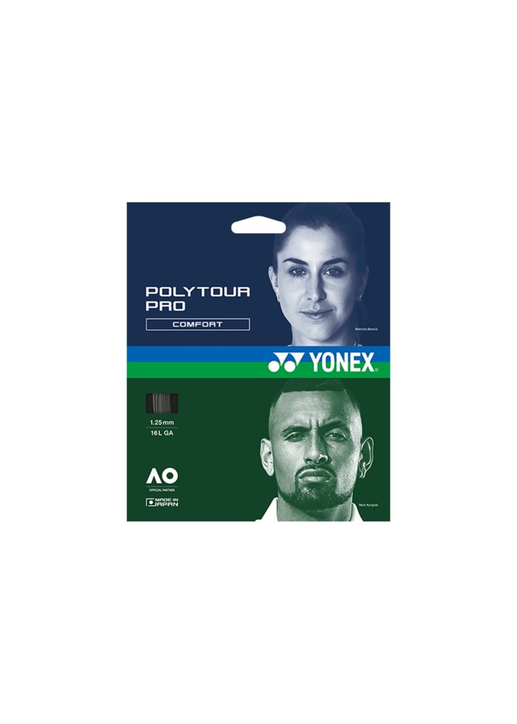 Yonex Yonex Polytour Pro Cuerda de Tenis Grafito 125/16L