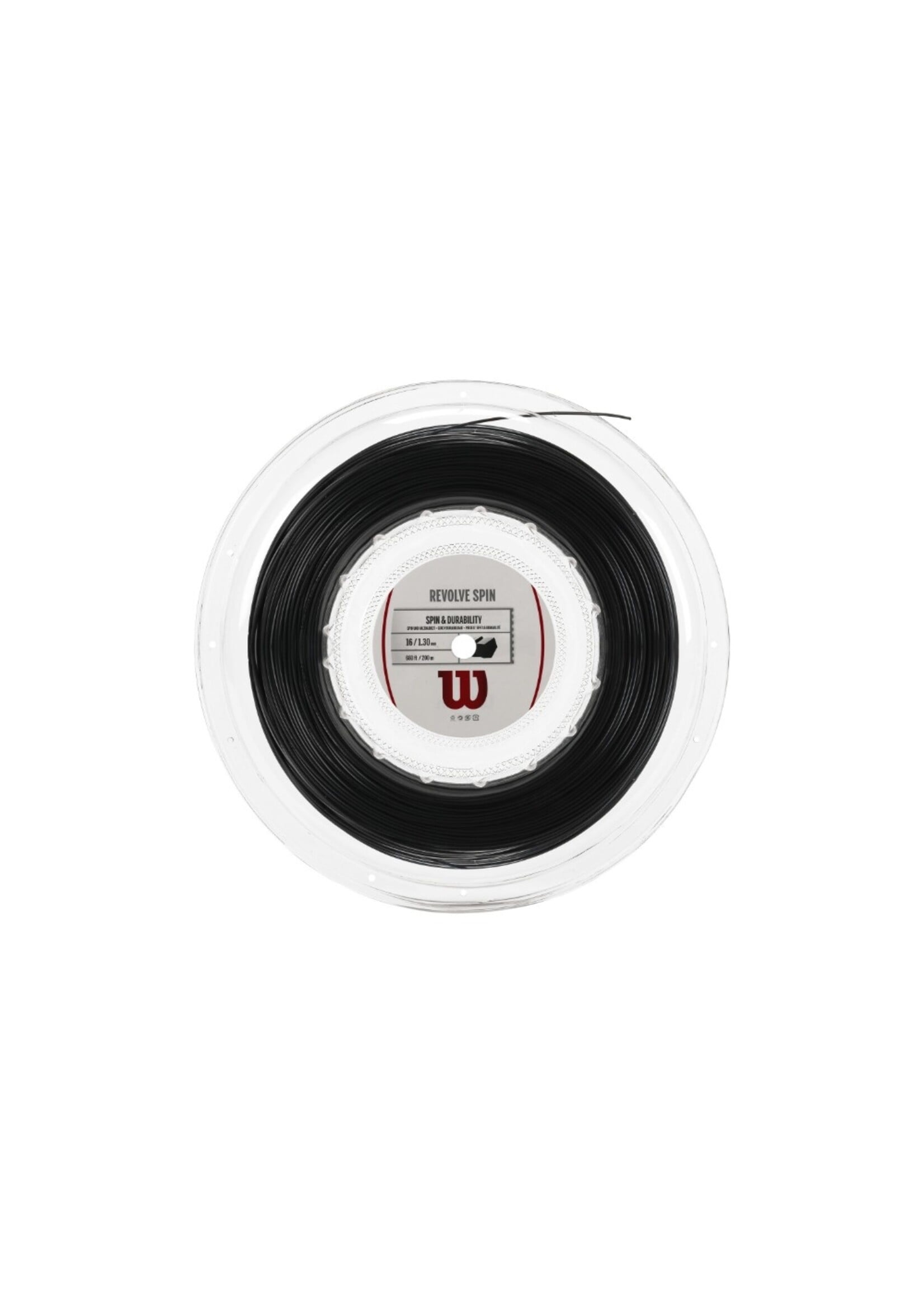 Wilson Wilson Revolve Spin Rolo de Corda de Tênis Preto 130/16