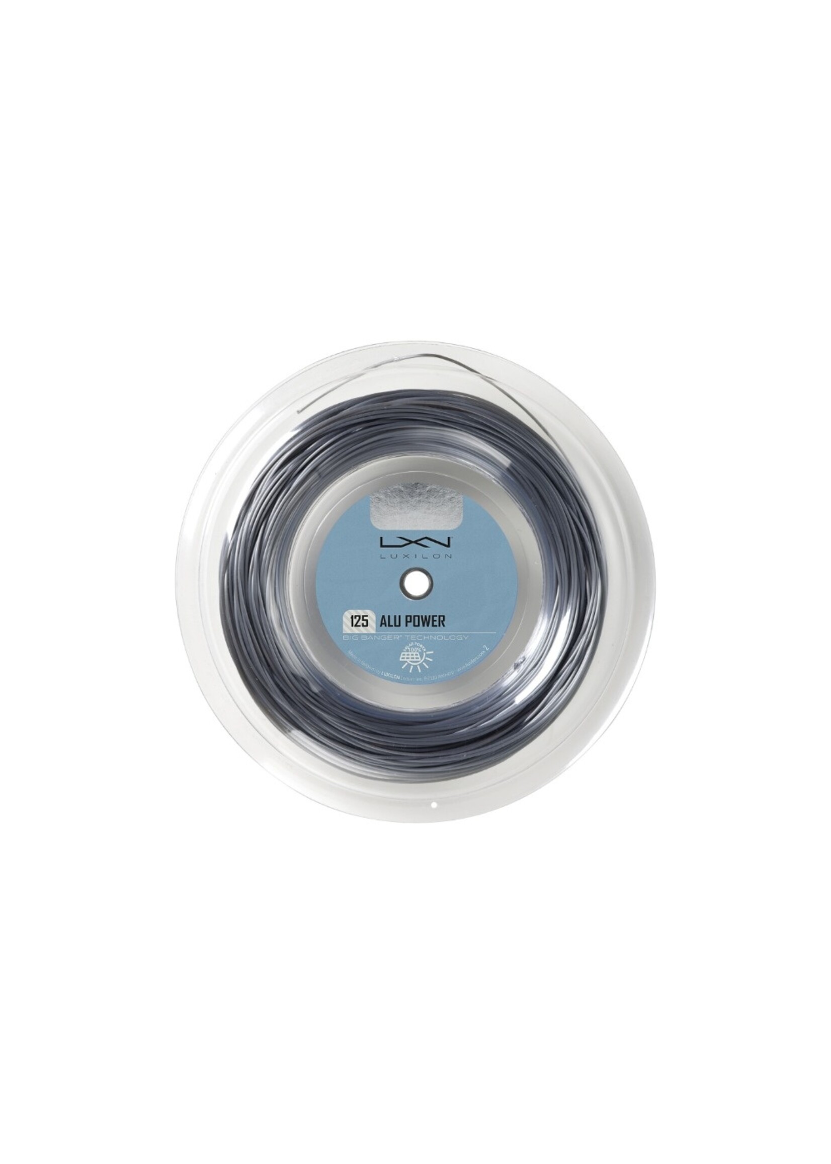 Luxilon Luxilon Alu Power Tennis String Reel 100m/330ft Silver 125/17