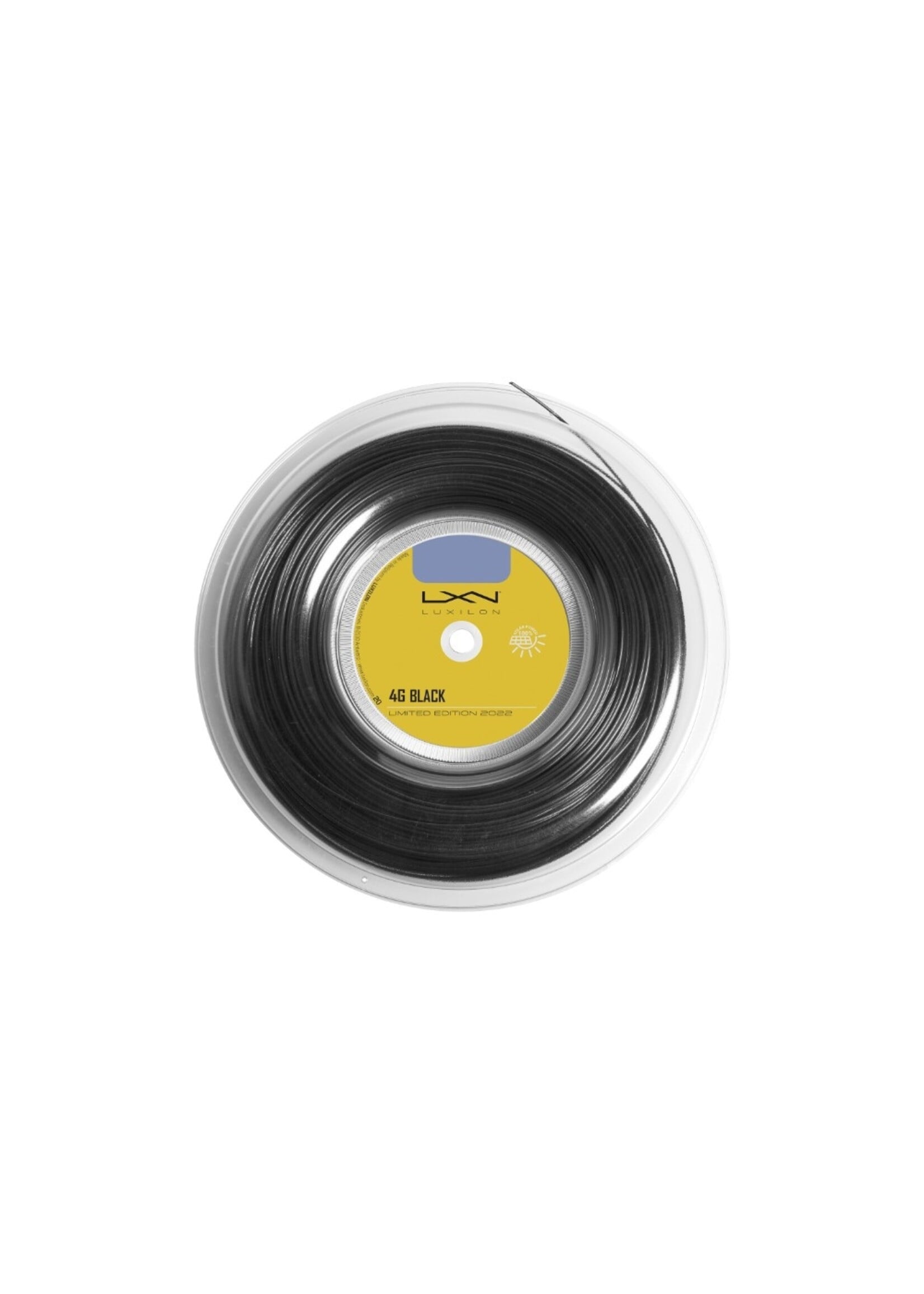 Luxilon Luxilon 4G Rollo de Cuerda de Tenis Negro 125/17