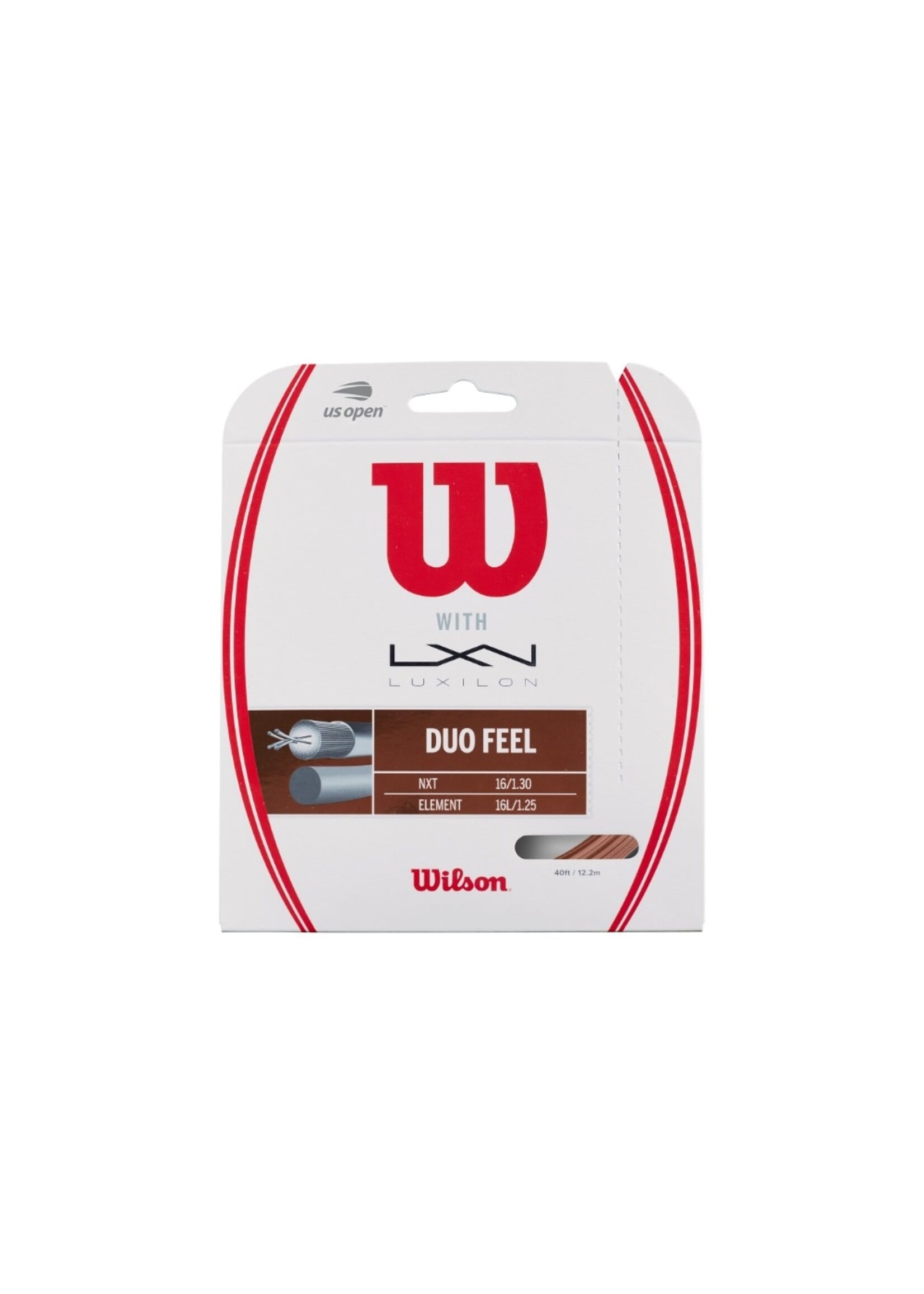 Wilson Wilson Duo Feel Cuerda de Tenis NXT + Element