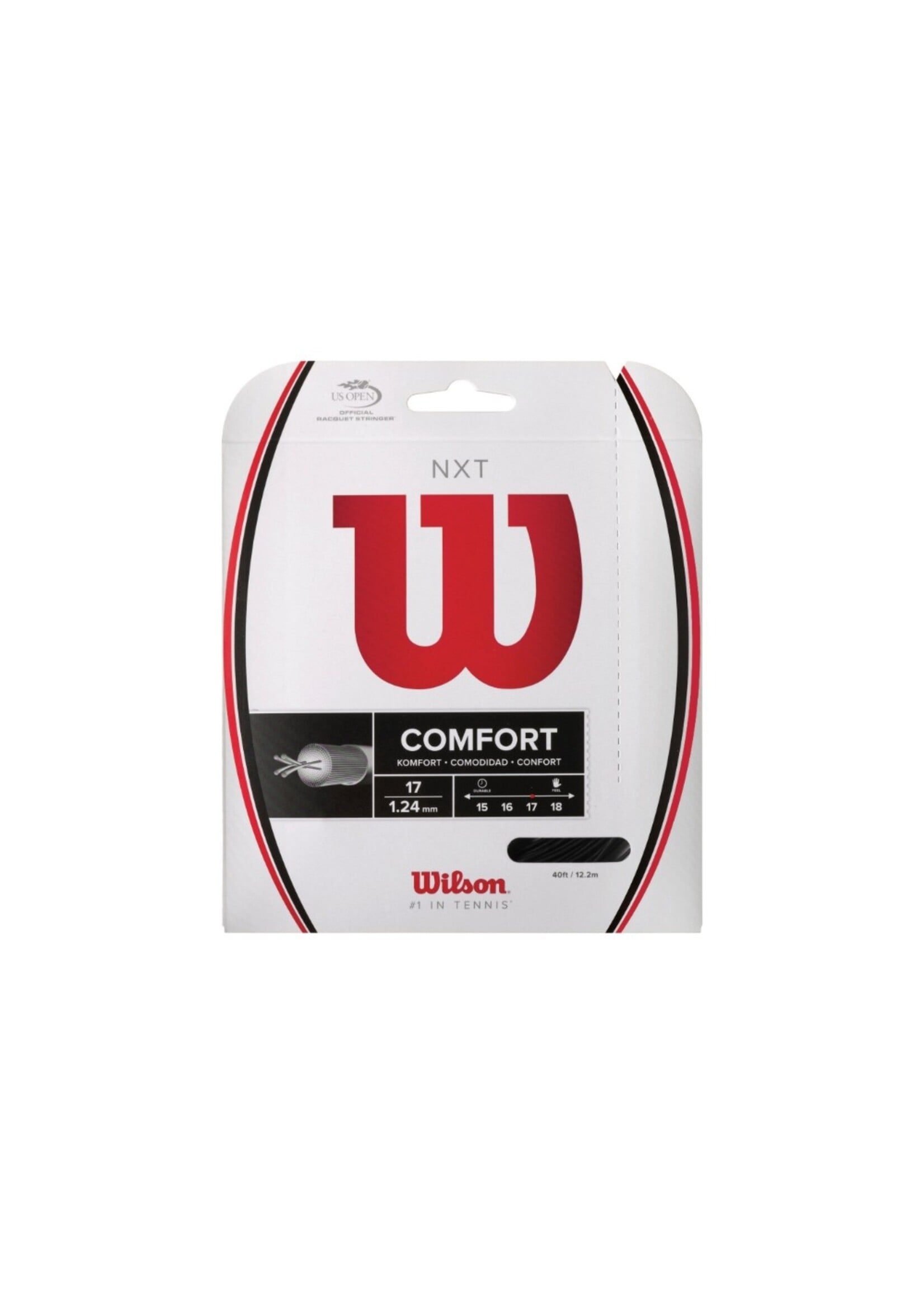 Wilson Wilson NXT Cuerda de Tenis Negro 125/17