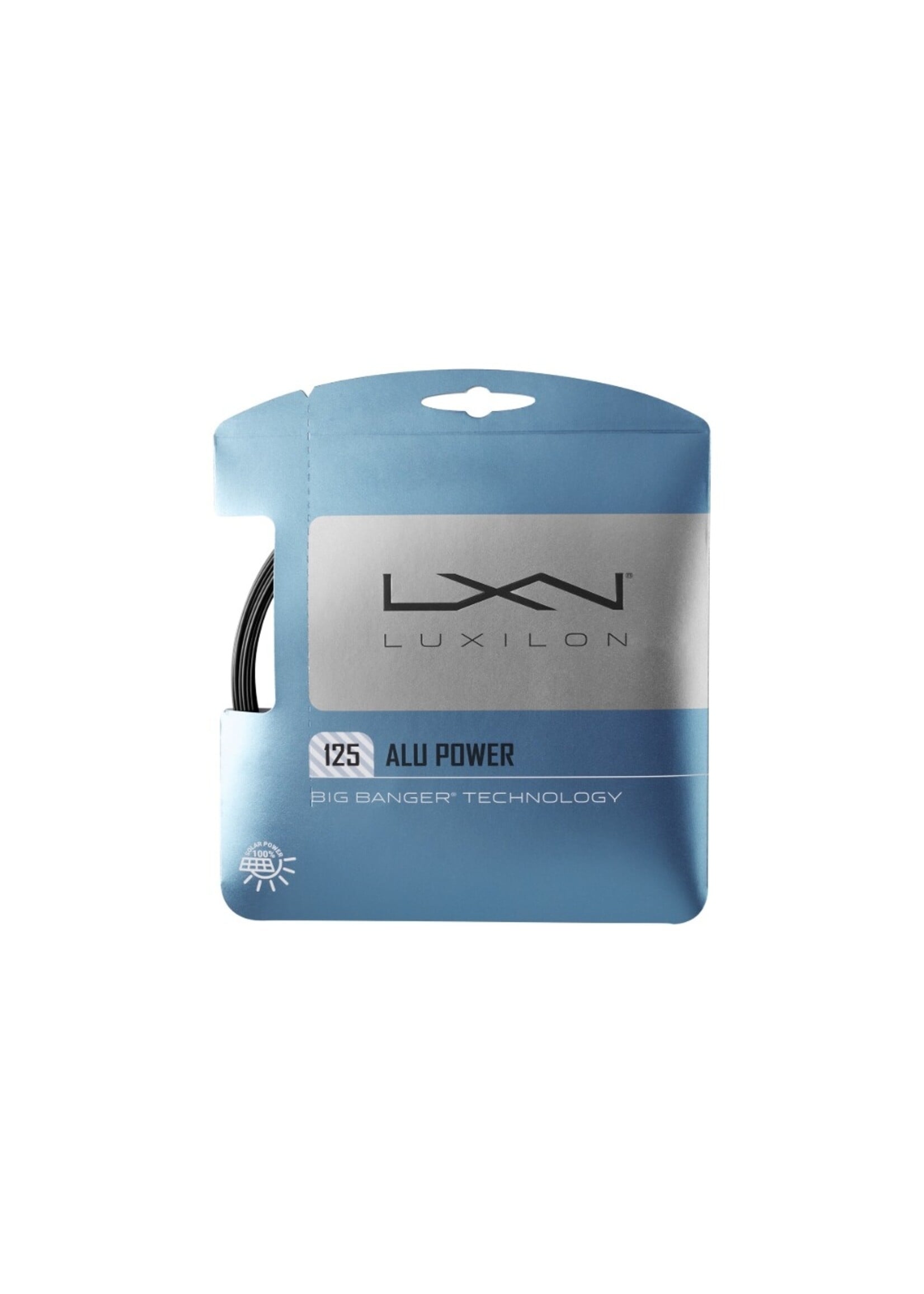Luxilon Luxilon Alu Power Cuerda de Tenis Negro 125/17