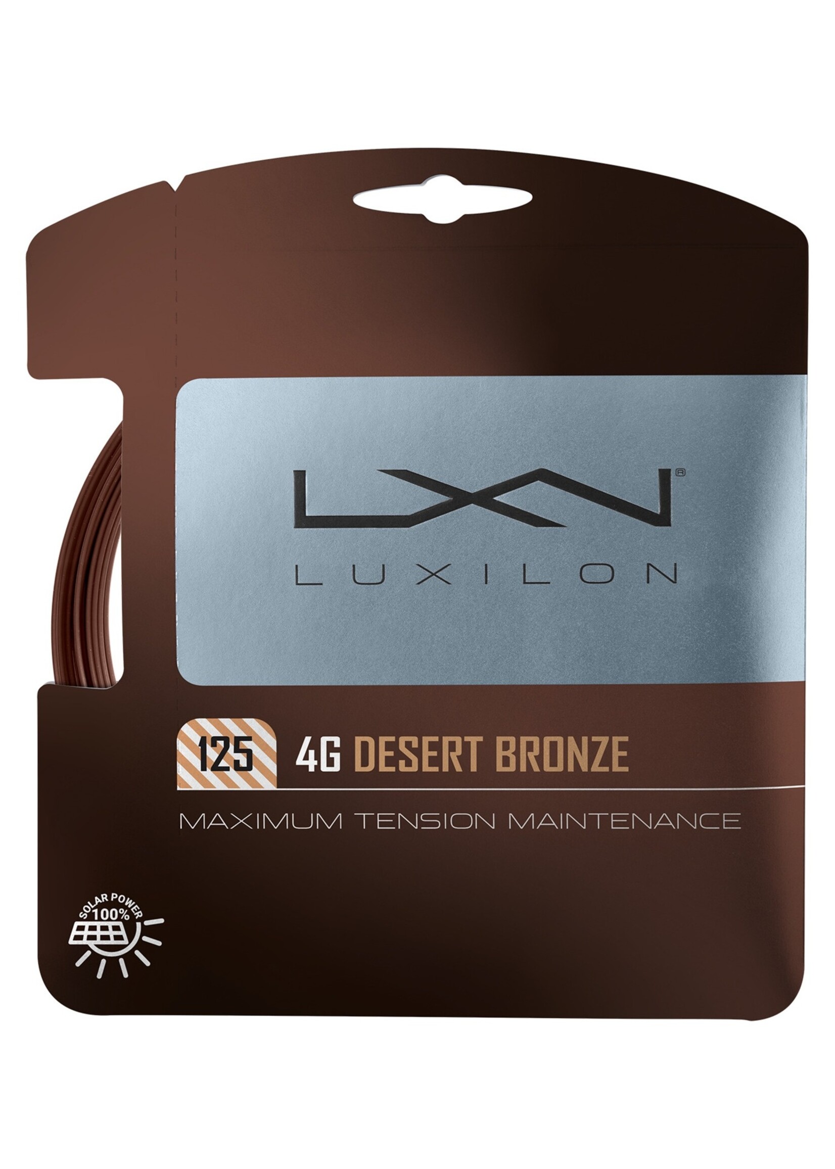 Luxilon Luxilon 4G Cuerda de Tenis Bronce Desierto 125/17