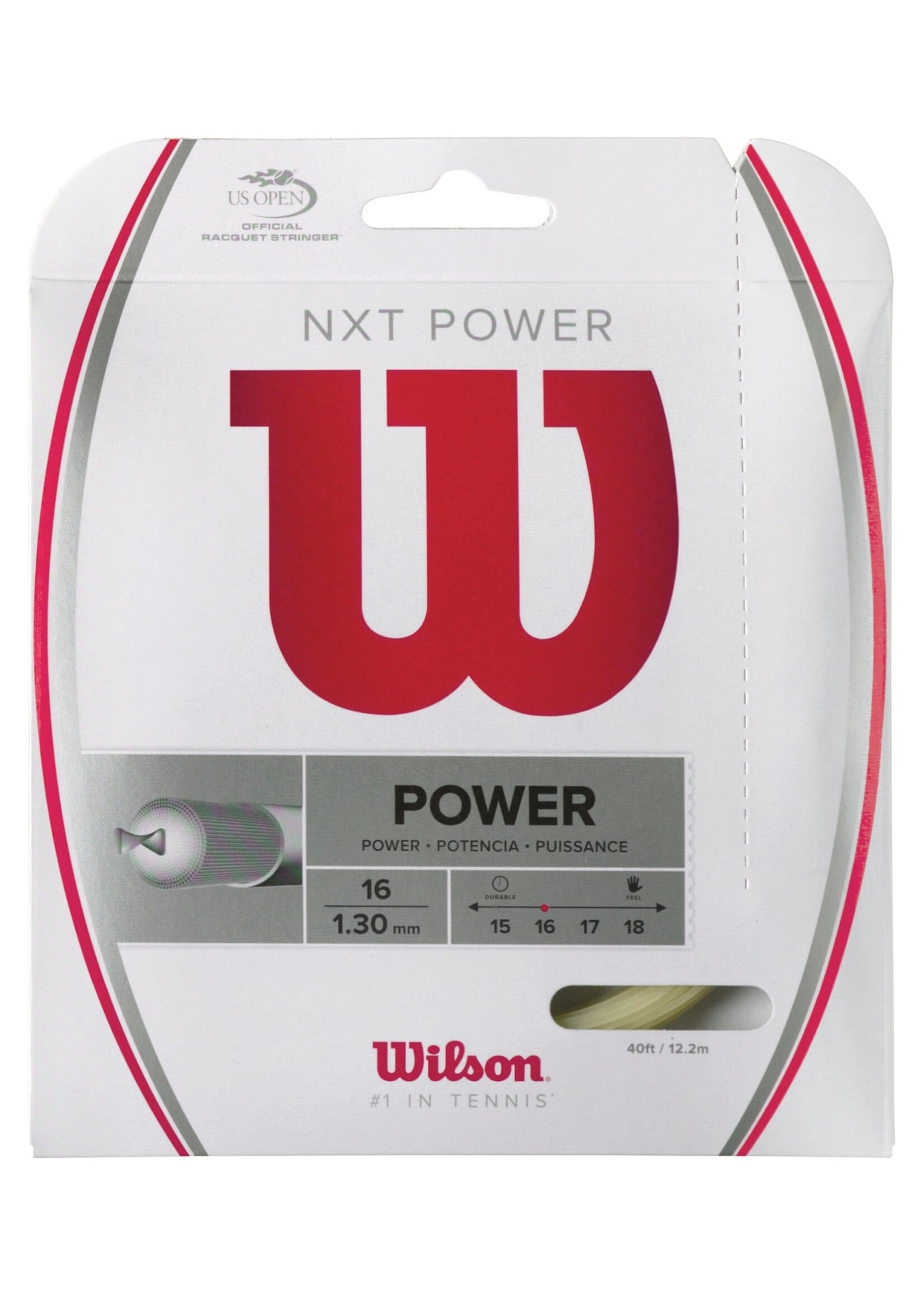 Wilson Wilson NXT Power Cuerda de Tenis 130/16