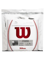 Wilson Wilson Champion's Choice Duo Cuerda de Tenis Natural Gut 130 + Alu Power Rough 125