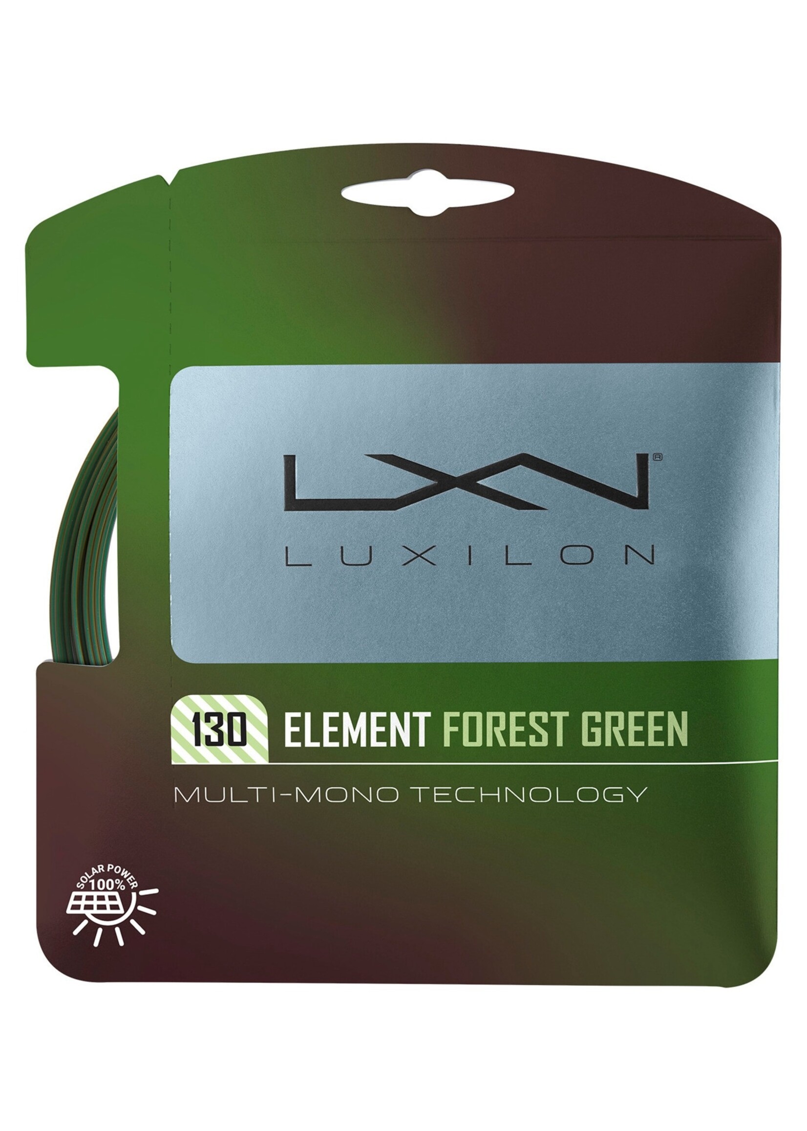Luxilon Luxilon Element Cuerda de Tenis Verde Bosque 130/16