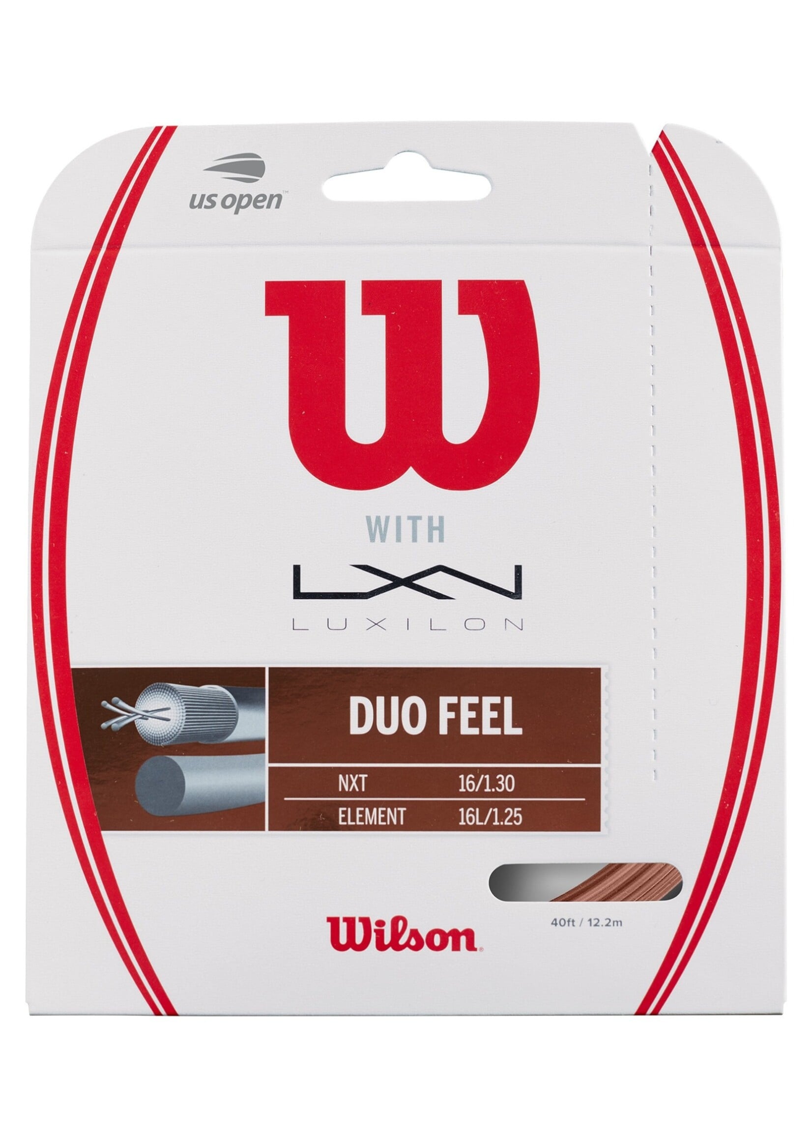 Wilson Wilson Duo Feel Corda de Tênis NXT + Element