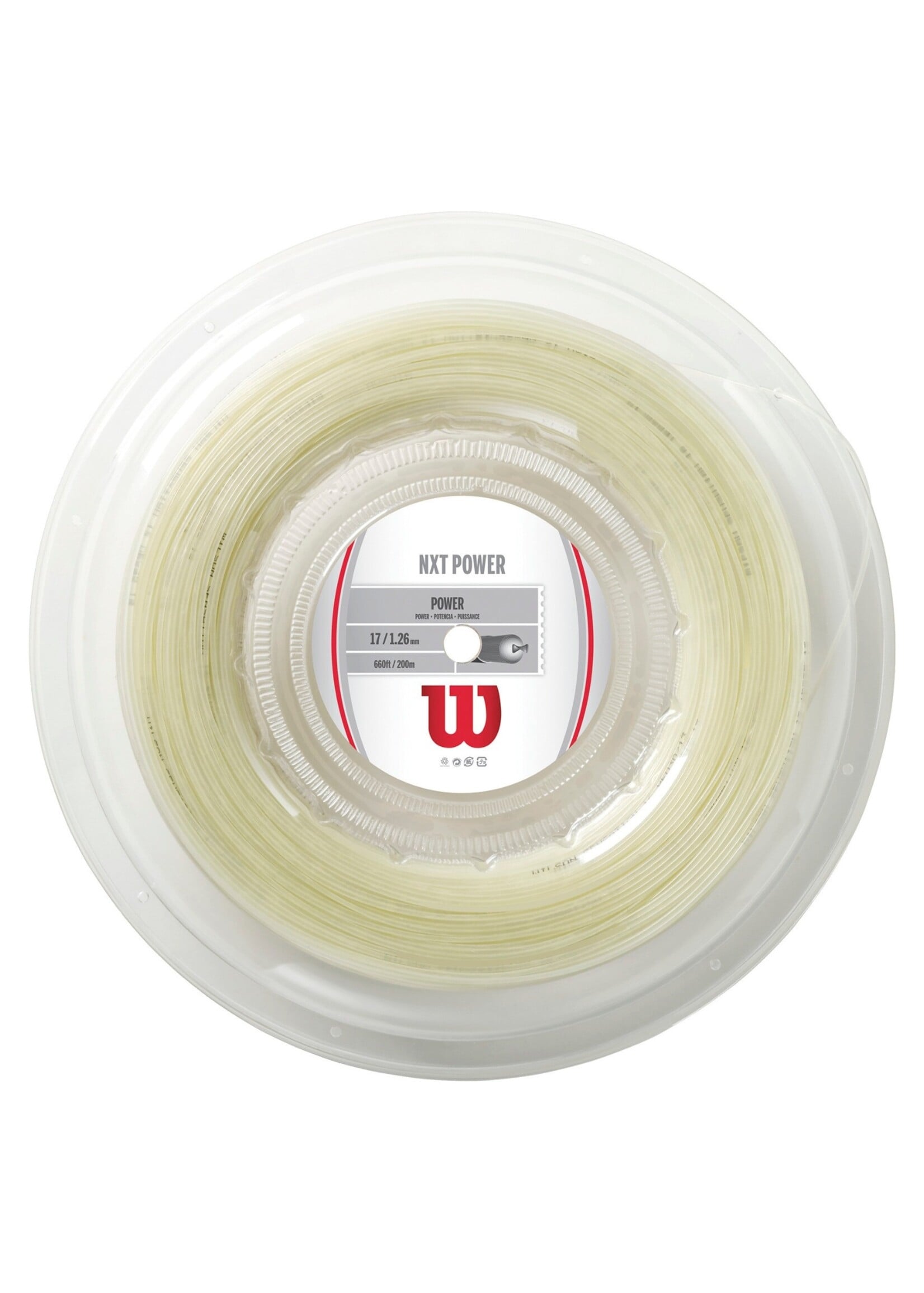 Wilson Wilson NXT Power Tennis String Reel Natural 125/17