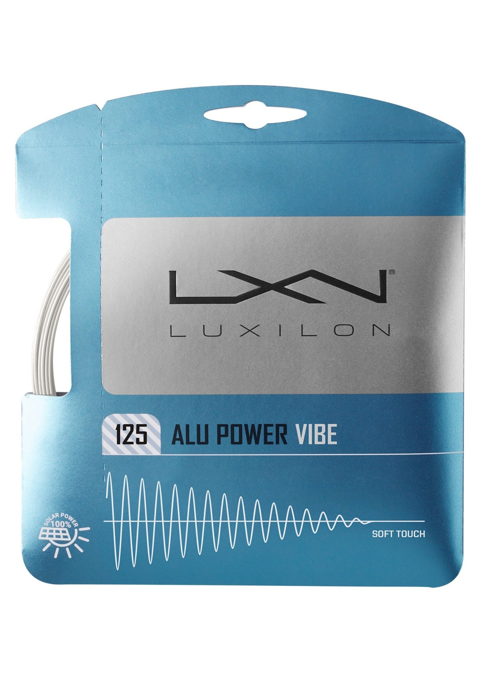 Luxilon Luxilon Alu Power Vibe Cuerda de Tenis Blanco/Perla 125/17