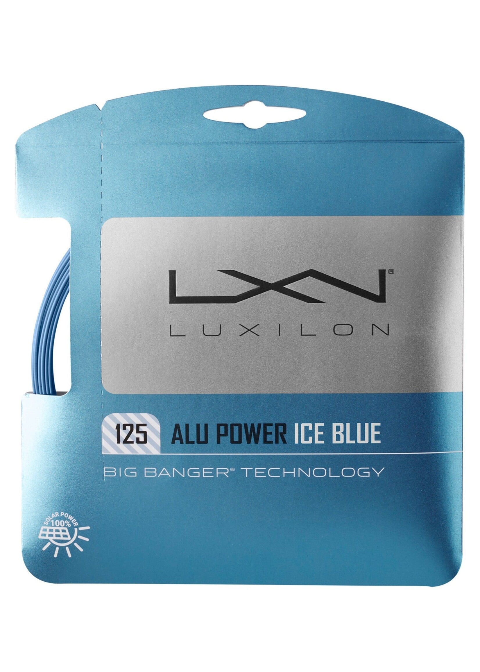 Wilson Luxilon Alu Power Cuerda de Tenis Azul Hielo 125/17