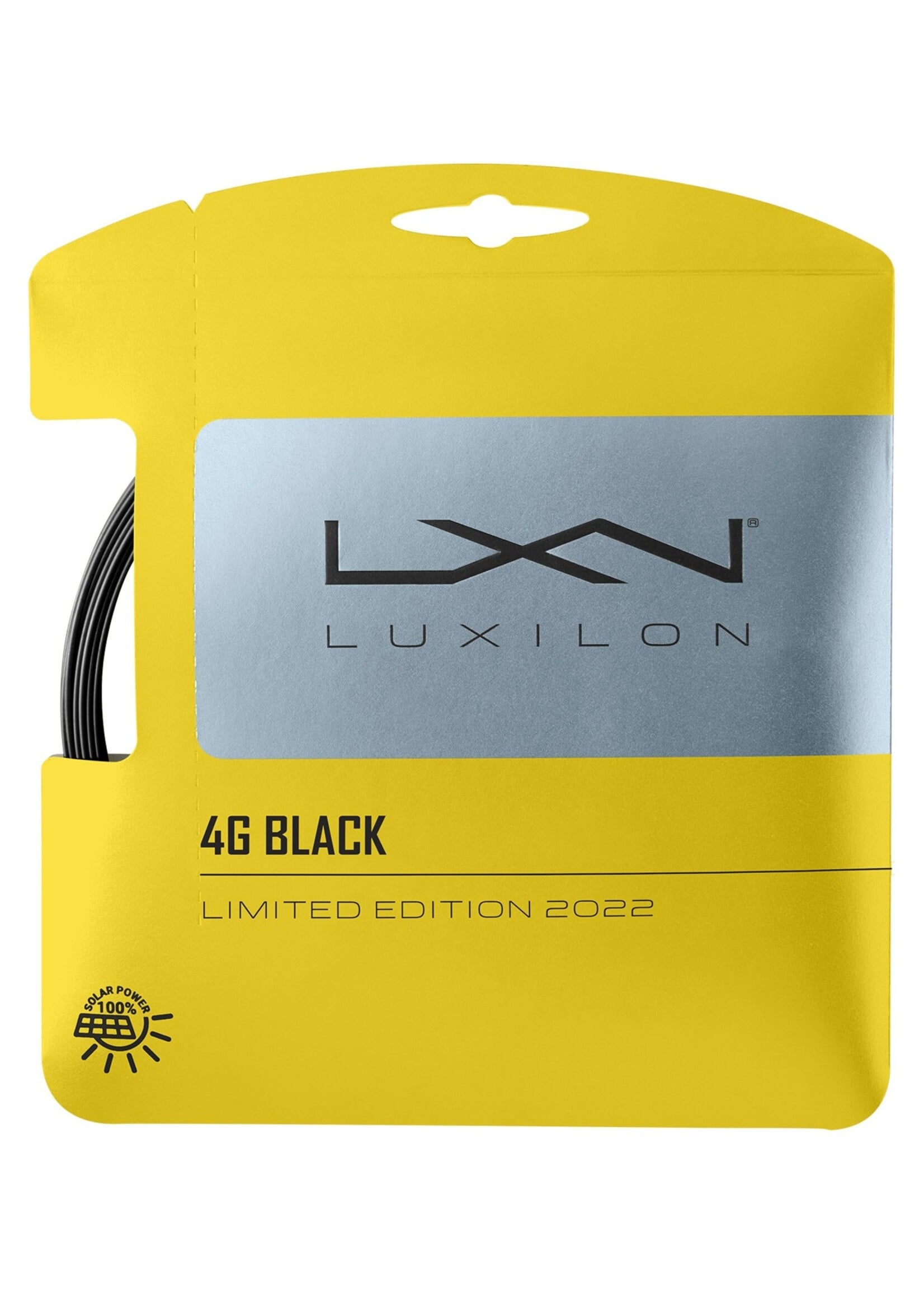 Luxilon Luxilon 4G Cuerda de Tenis Negro 125/17