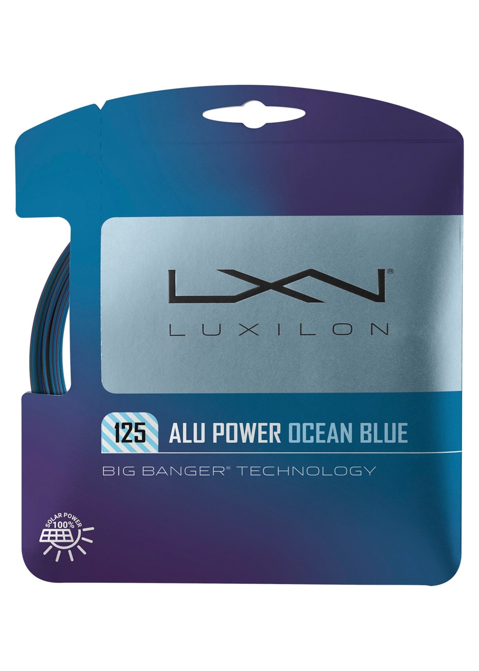 Luxilon Luxilon Alu Power Cuerda de Tenis Azul Océano 125/17