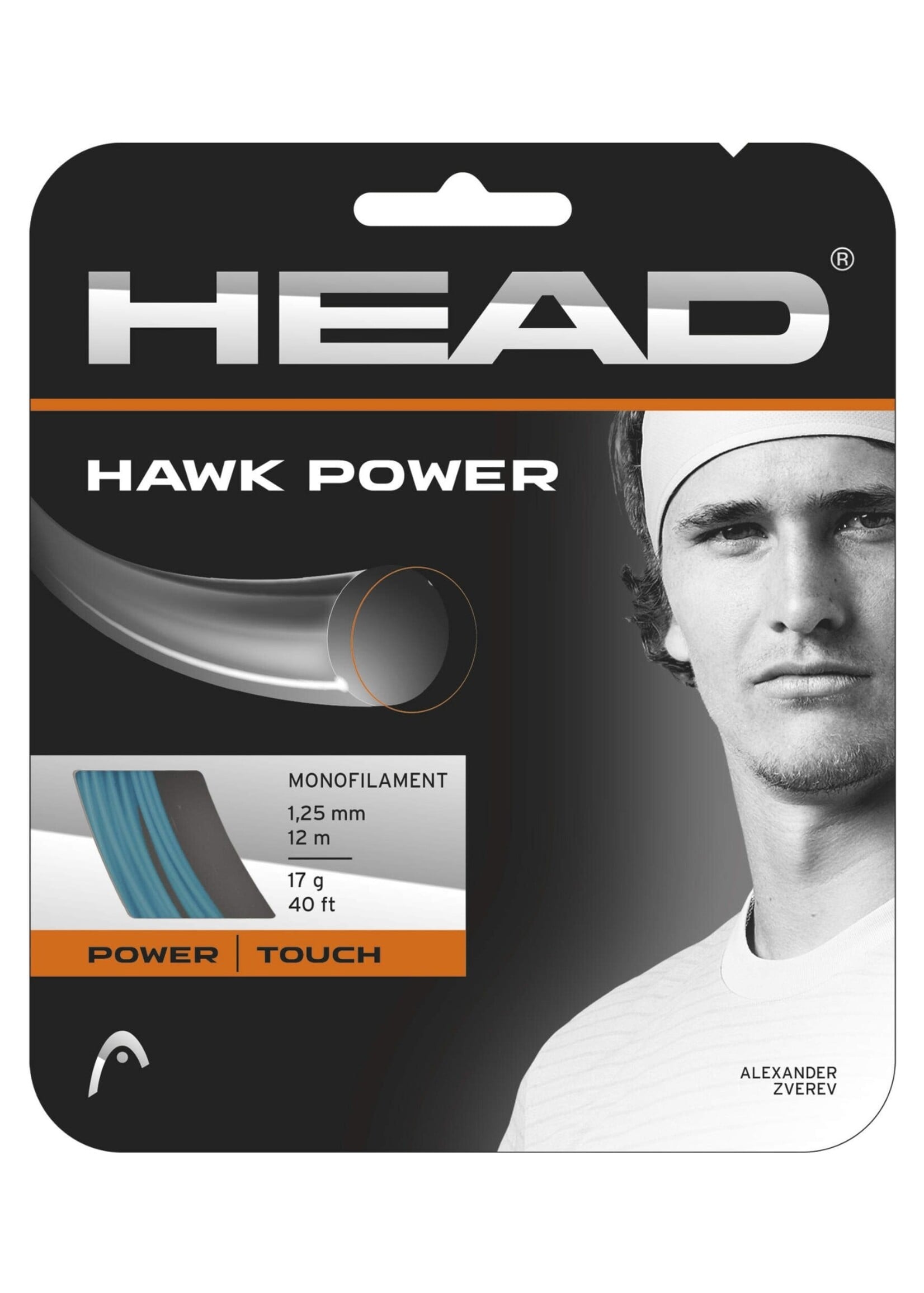Head Head Hawk Power Cuerda de Tenis