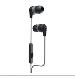 SKULLCANDY BLACK/BLACK/ GREY INK'D+ EARBUDS