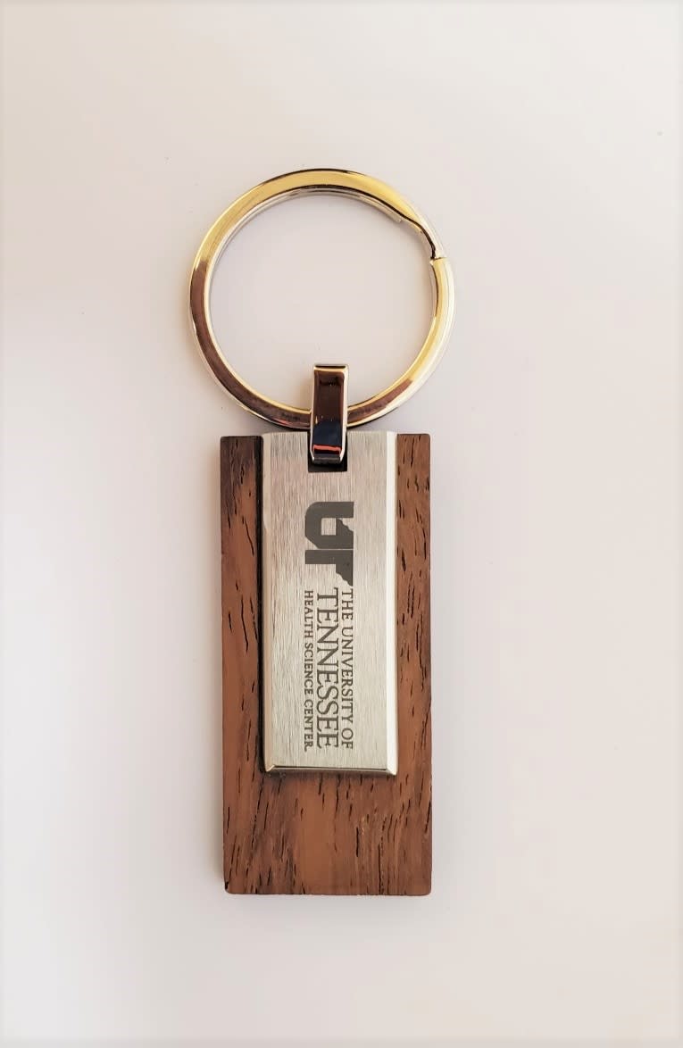 GRAPHICS & MORE Saint Louis University Billiken Logo Wood Wooden Rectangle Keychain  Key Ring at  Women's Clothing store