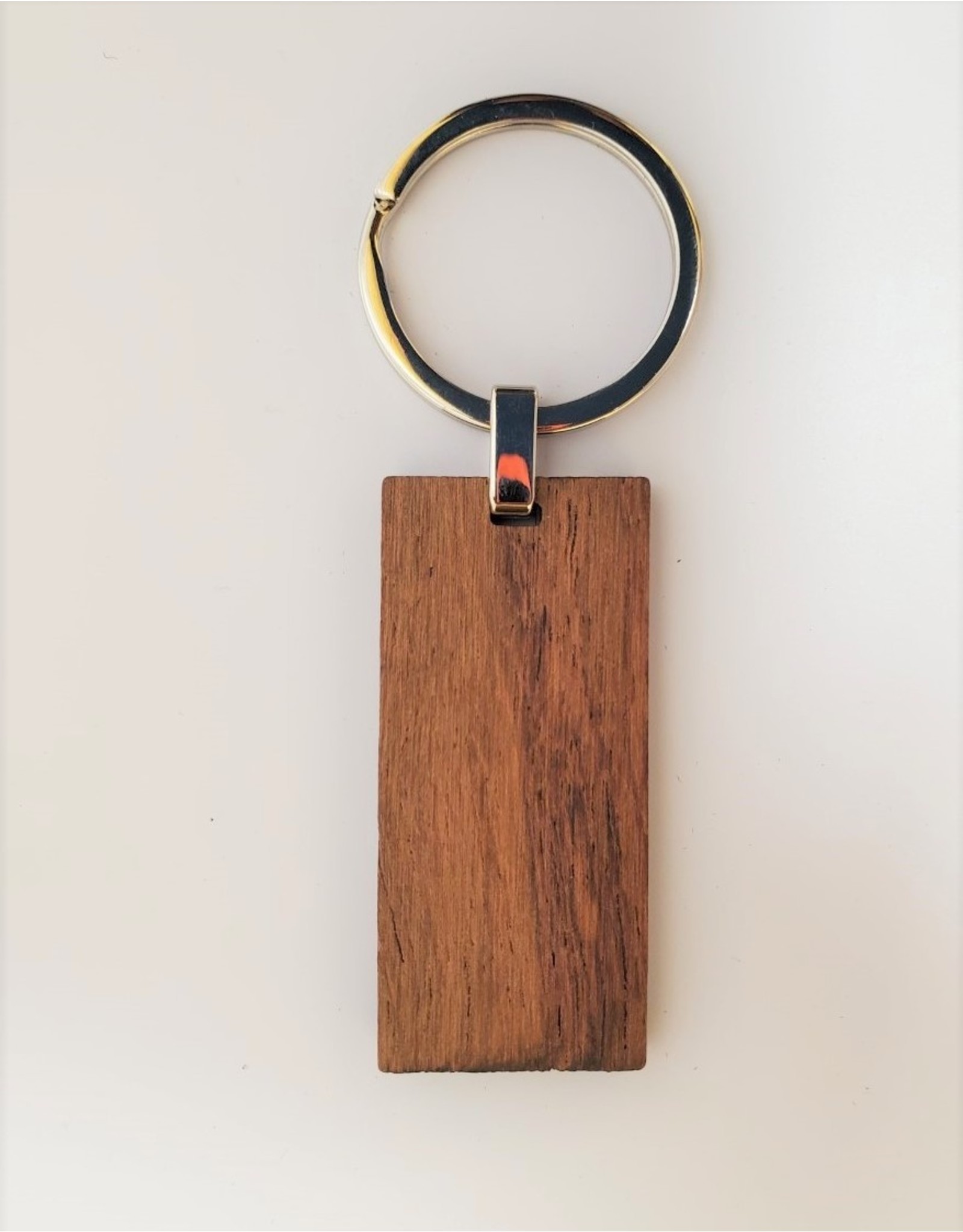 GRAPHICS & MORE Saint Louis University Billiken Wood Wooden Round Keychain  Key Chain Ring