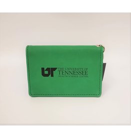 LXG VELOUR ID HOLDER - GREEN