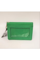 LXG VELOUR ID HOLDER - GREEN