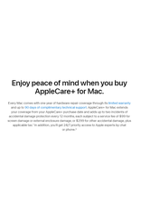 APPLE APPLECARE+ MAC MINI (M6/M5 PRO)
