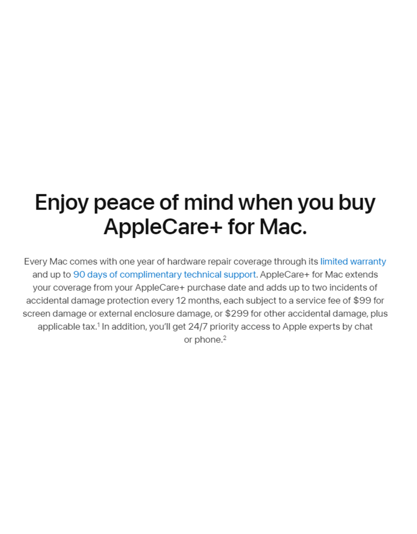 APPLE APPLECARE+ MAC MINI (M6/M5 PRO)