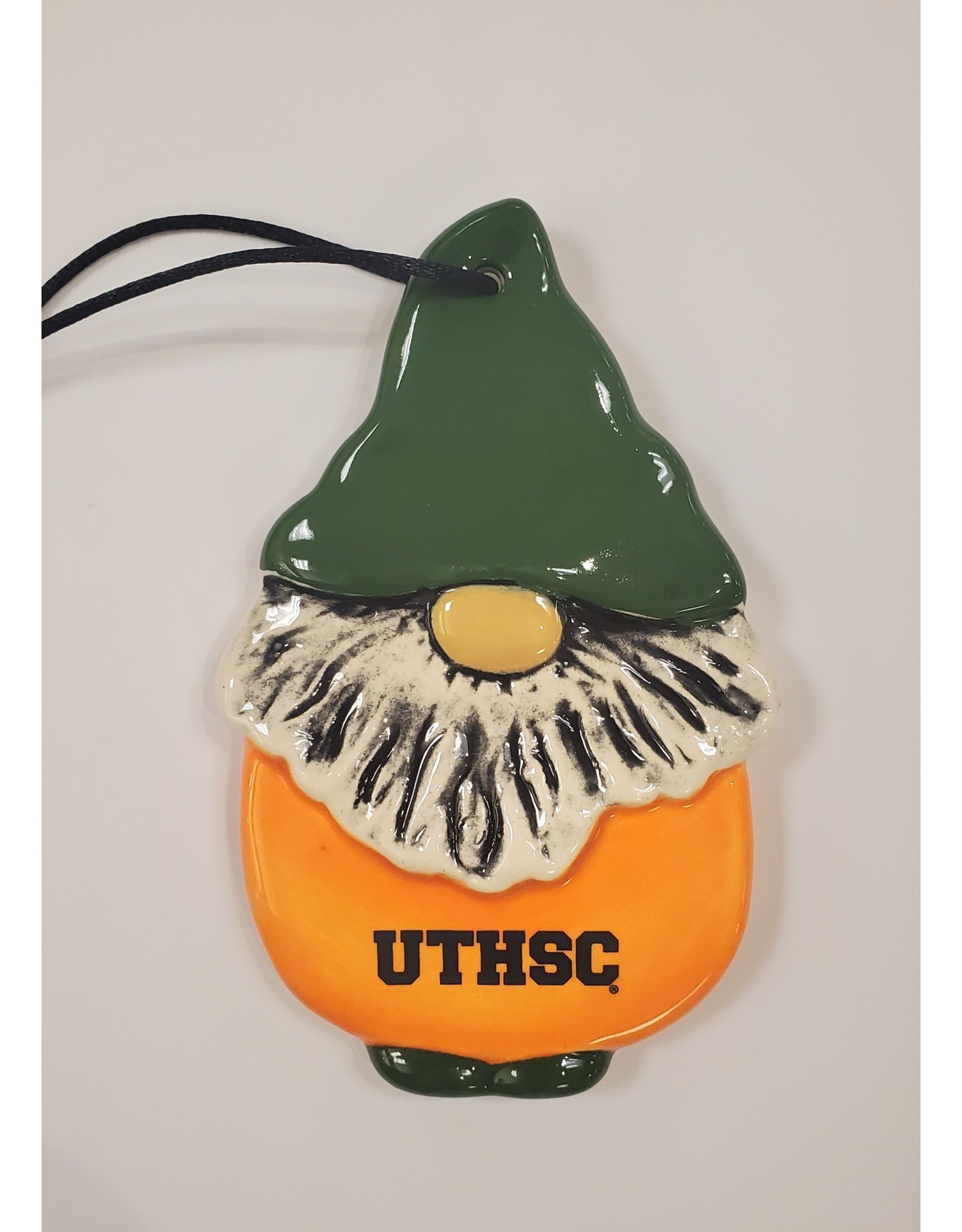 (REG. $24) GNOME CERAMIC UTHSC ORNAMENT