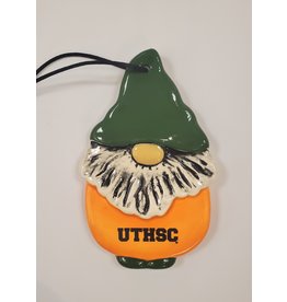 (REG. $24) GNOME CERAMIC UTHSC ORNAMENT