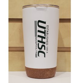 16oz UTHSC Memphis STAINLES STEEL TRAVEL TUMBLE - GRN/WHT