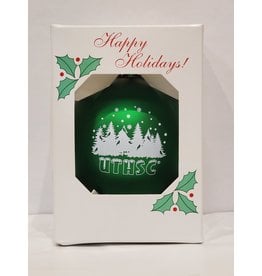 (REG. $12) YULETIDE ORNAMENT GREEN/WHITE