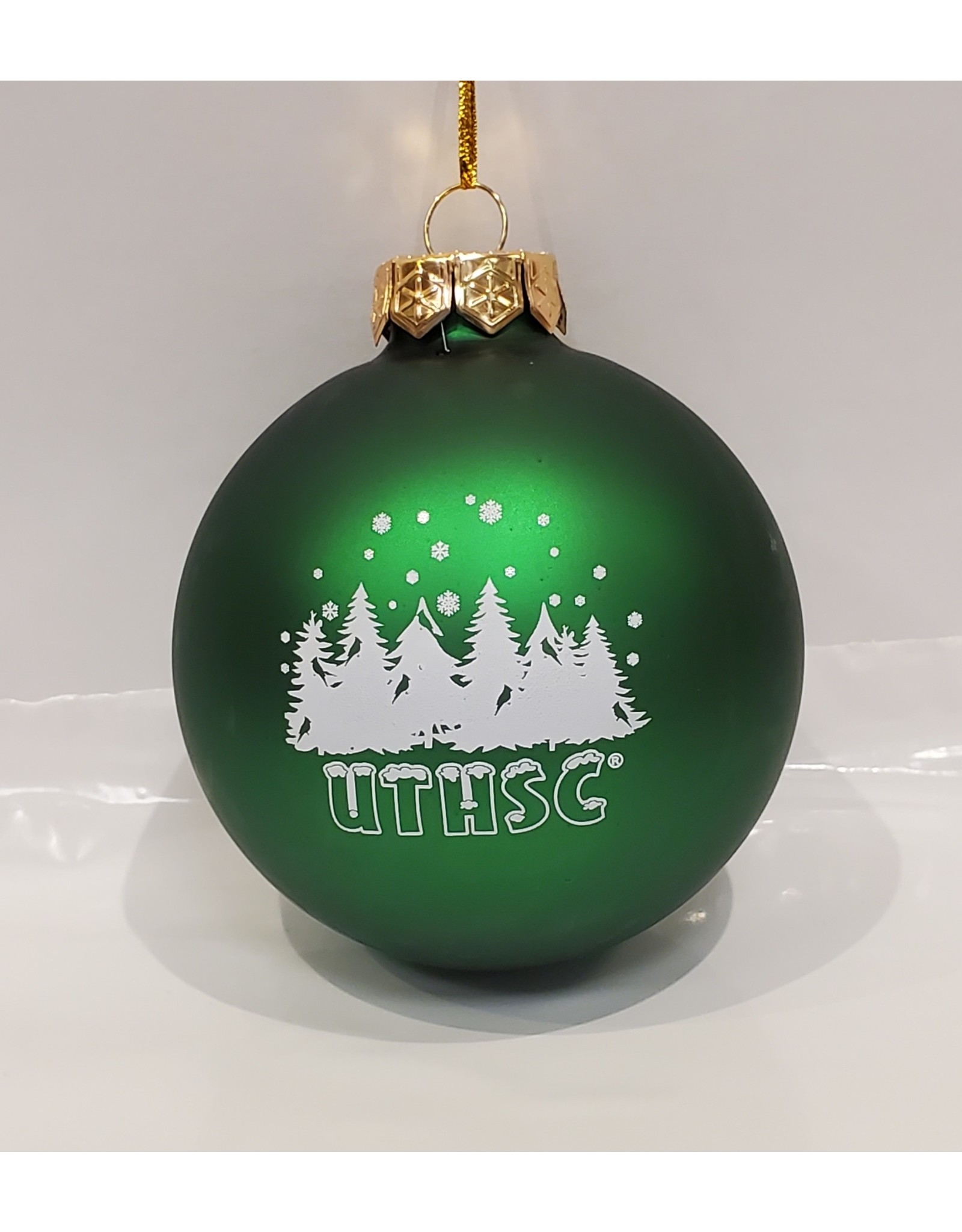 (REG. $12) YULETIDE ORNAMENT GREEN/WHITE