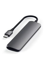 SATECHI SATECHI USB TYPE-C 4-N-1 SLIM MULTIPORT - SPACE GRAY