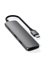 SATECHI SATECHI USB TYPE-C 4-N-1 SLIM MULTIPORT - SPACE GRAY