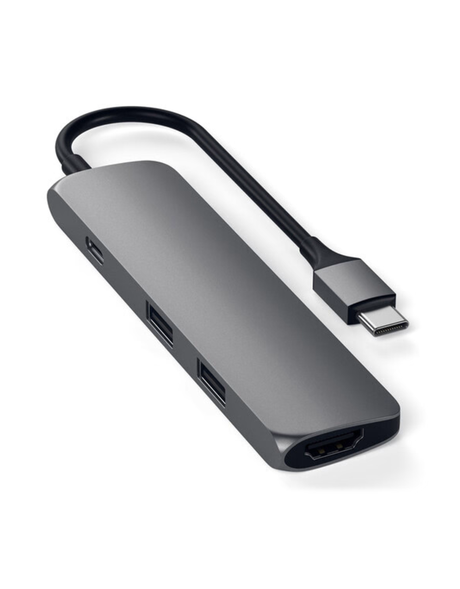 SATECHI SATECHI USB TYPE-C 4-N-1 SLIM MULTIPORT - SPACE GRAY