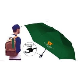 STORM DUDS MINI FOLDING UMBRELLA w/ CLIP ON HANDLE