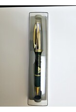 CREST CLASSIS BALLPOINT PEN - GREEN w/ LASER ENGRAVED IMPRINT
