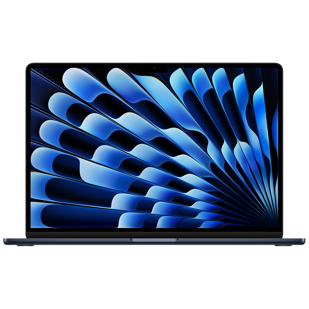 MIDNIGHT 15-INCH MACBOOK AIR: APPLE M2 CHIP 8-CORE CPU & 10-CORE GPU, 512GB