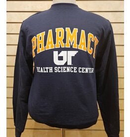 CHAMPION PHARMACY POWERBLEND FLEECE CREW MARINE NAVY