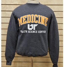 CHAMPION (REG. $40) MEDICINE CHAMPION POWERBLEND FLEECE CREW - GRANITE HEATHER