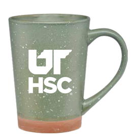 OLIVE HEARTH CAFE MUG w/ UTHSC IMPRINT