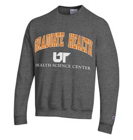 CHAMPION GRADUATE HEALTH CHAMPION POWERBLEND FLEECE CREW - GRANITE