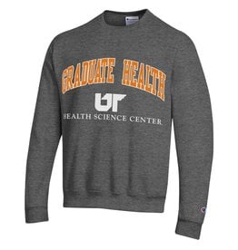 CHAMPION (REG. $40) GRADUATE HEALTH CHAMPION POWERBLEND FLEECE CREW - GRANITE