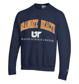 CHAMPION (REG. $40) GRADUATE HEALTH CHAMPION POWERBLEND FLEECE CREW - MARINE NAVY